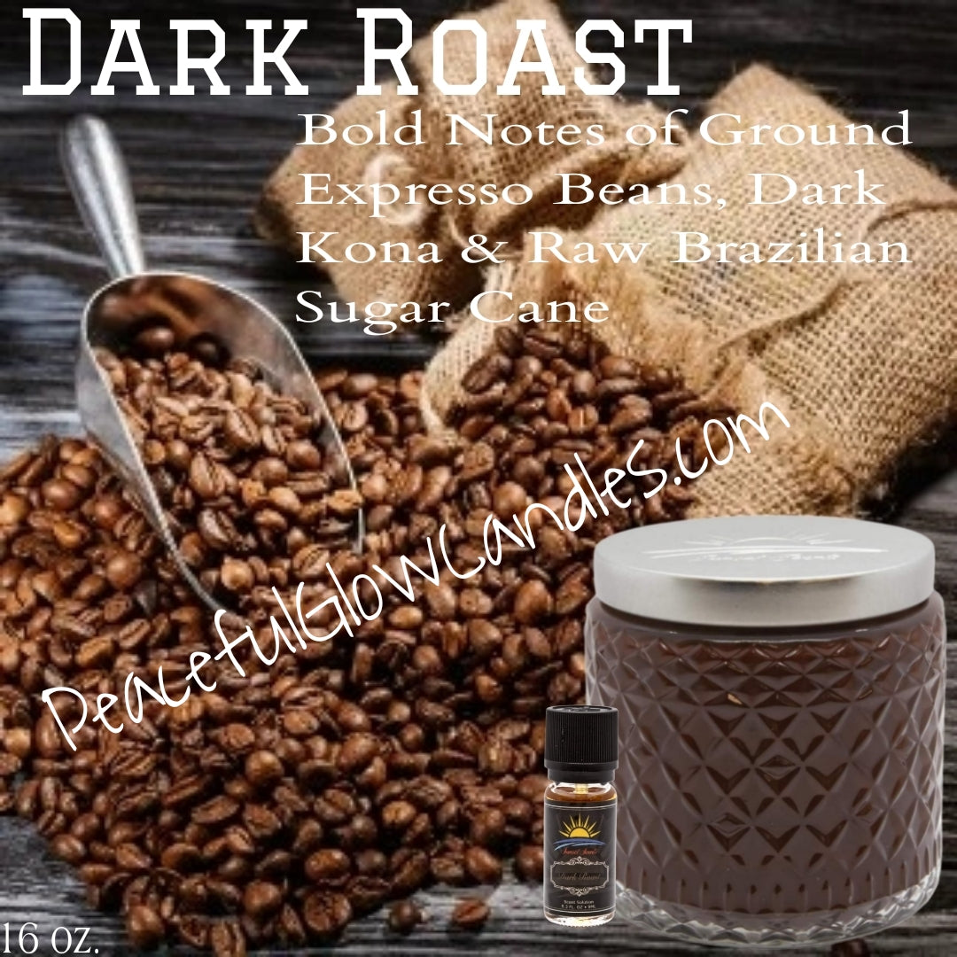 Dark Roast Coffee Scented Candle, Limited Edition