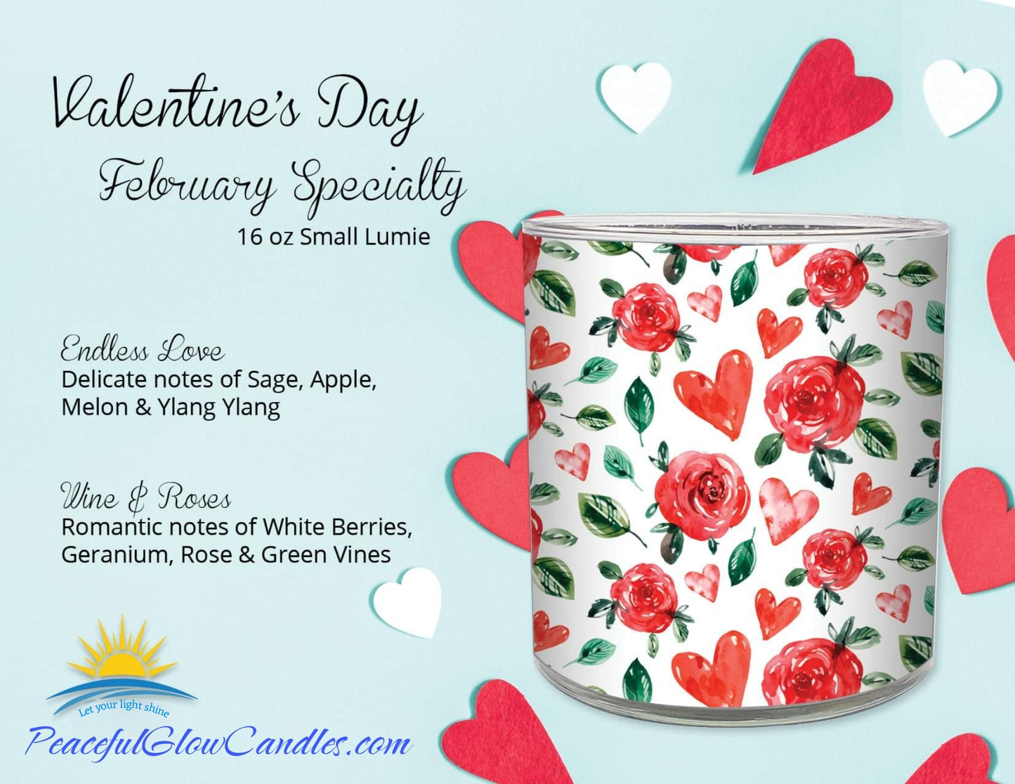 Wine & Roses Scented Candle, Limited Edition