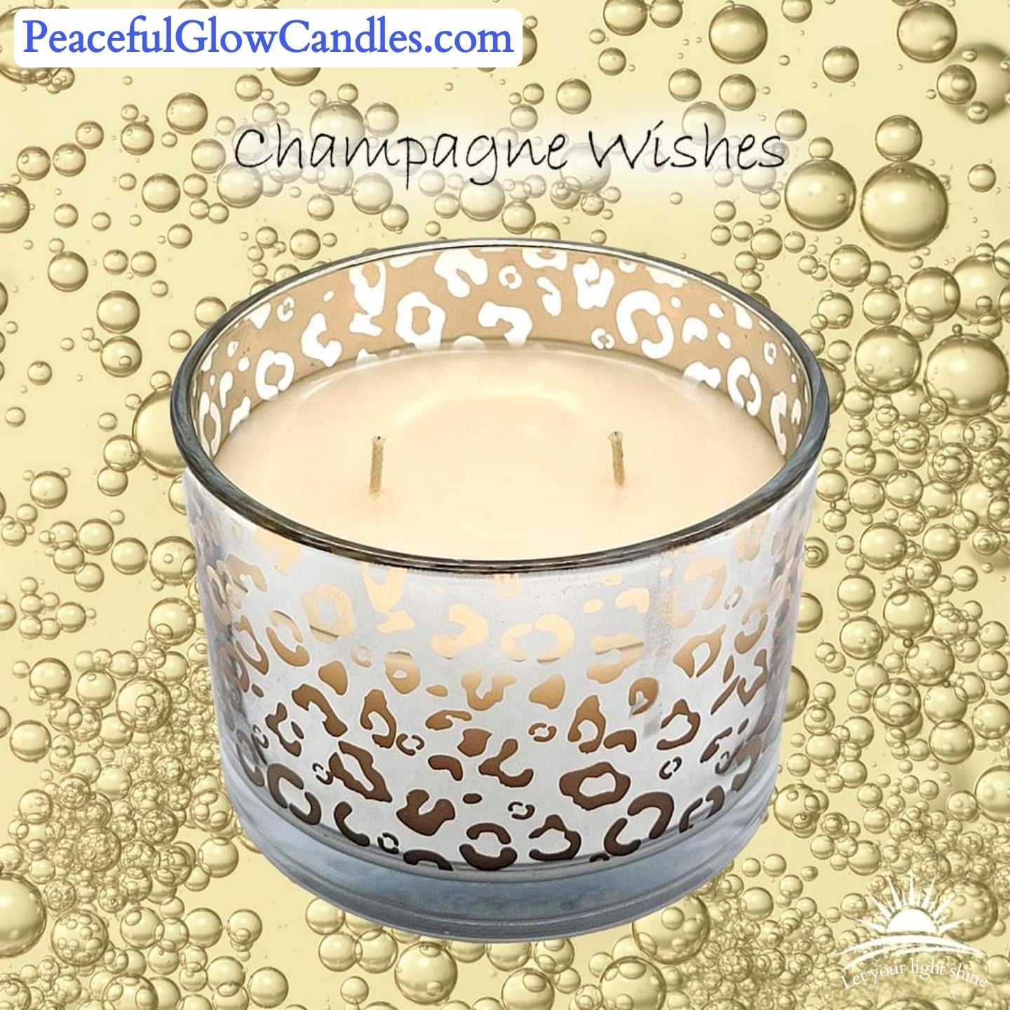Champagne Wishes Scented Candle, Limited Edition