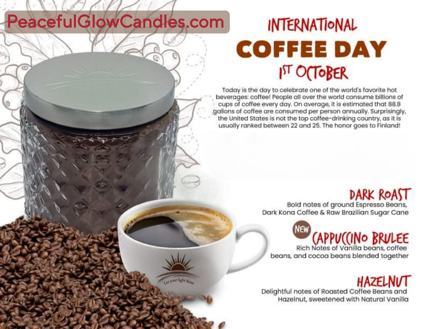 Dark Roast Coffee Scented Candle, Limited Edition