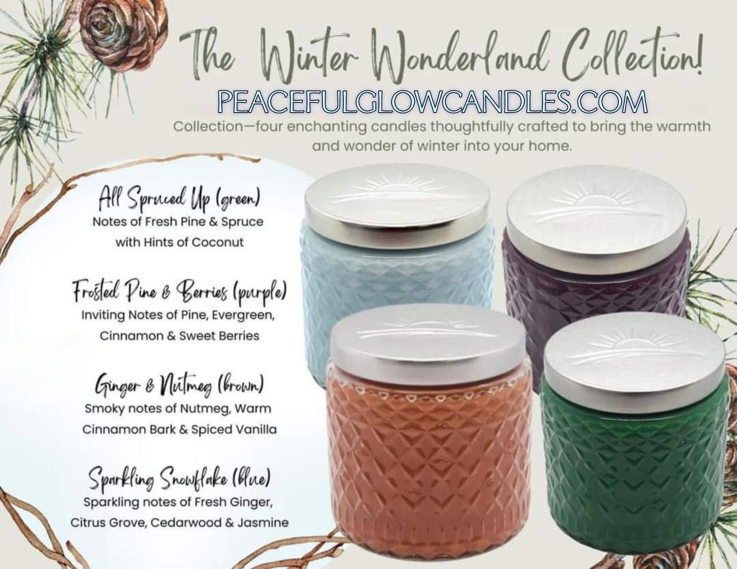 Ginger and Nutmeg Scented Candle