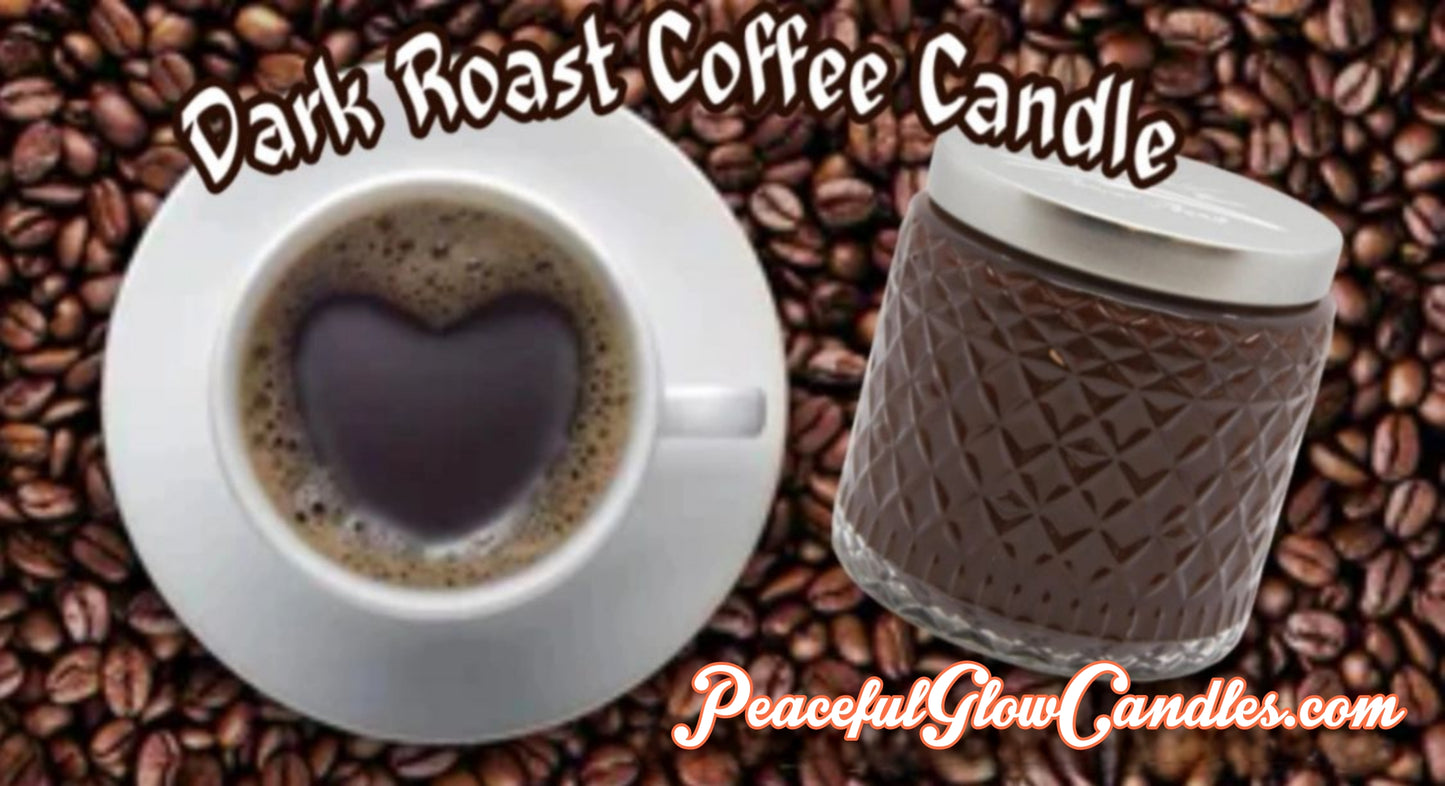Dark Roast Coffee Scented Candle, Limited Edition