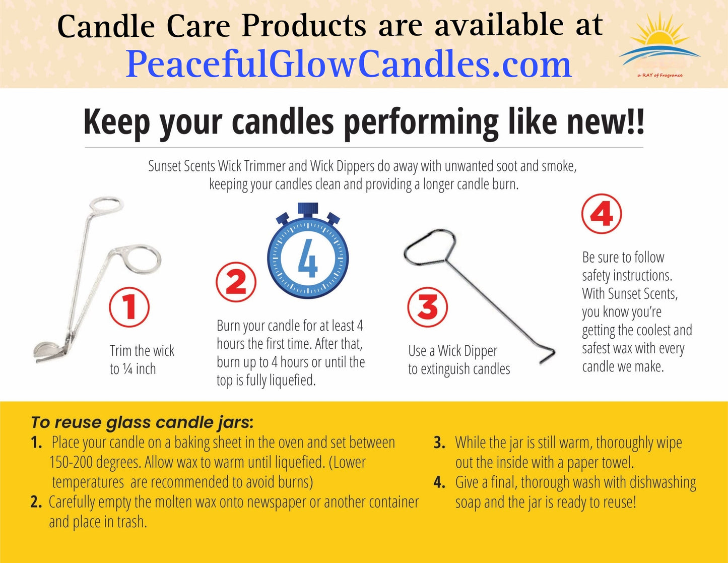 Candle Care Instructions
