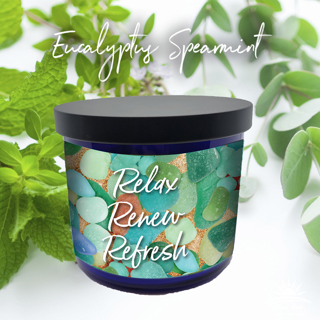 Eucalyptus Spearmint Scented Spa Candle