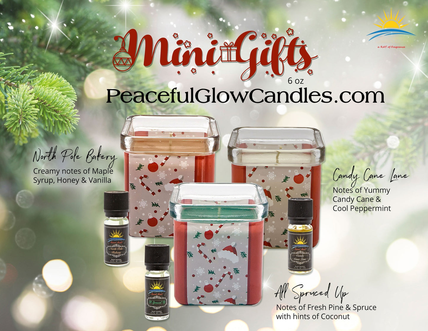 Candy Cane Lane Scented Candle, Limited Edition