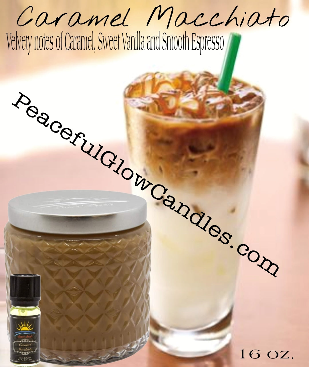 Caramel Macchiato Scented Candle, Limited Edition