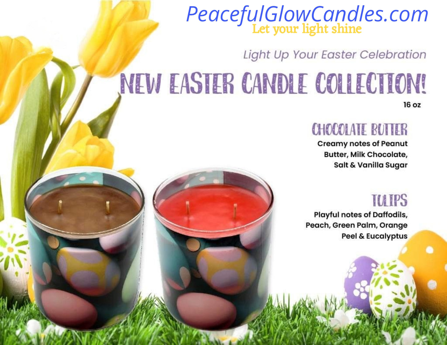 Tulips Scented Candle, Limited Edition