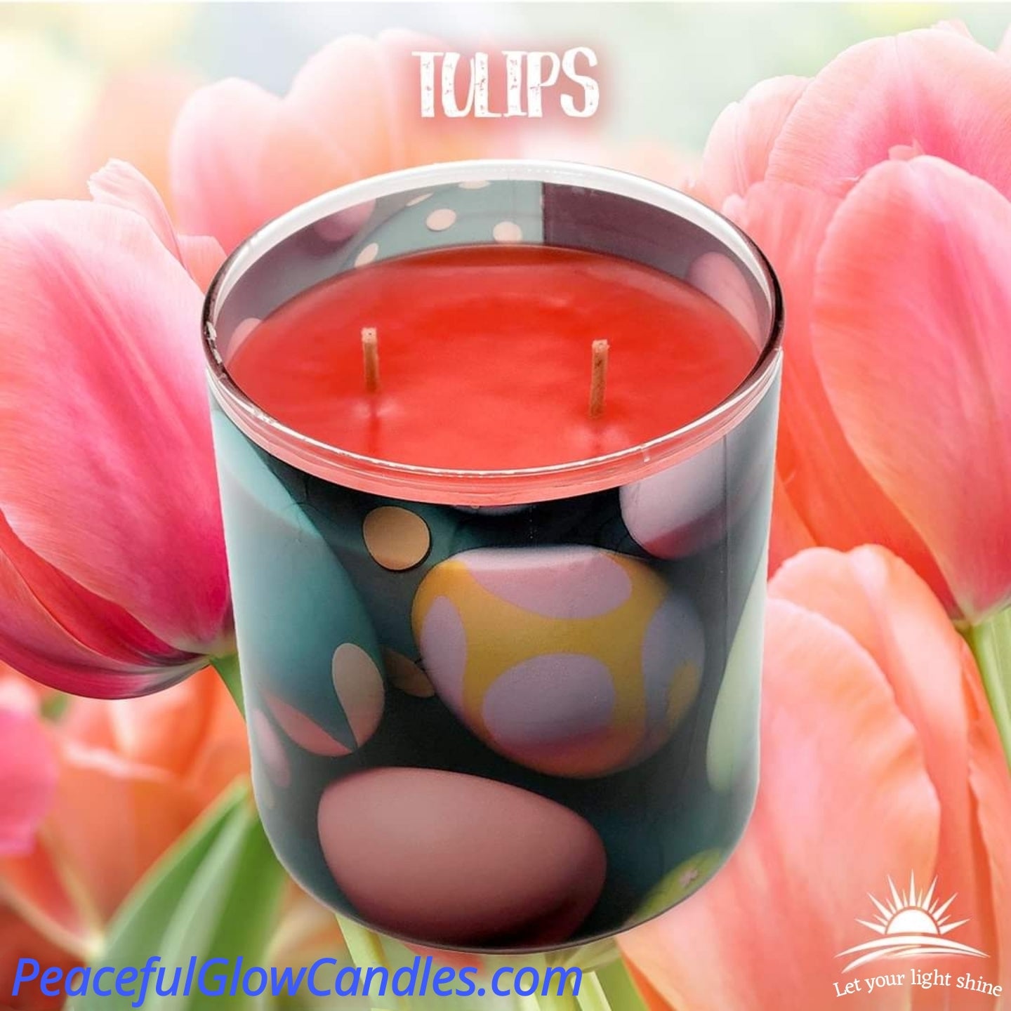 Tulips Scented Candle, Limited Edition