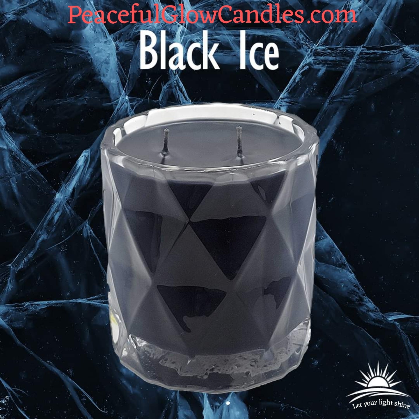 Black Ice Scented Candle, Limited Edition