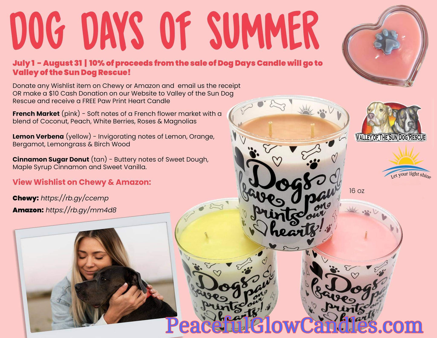 Cinnamon Sugar Donut, Dog Days Limited Edition Candle