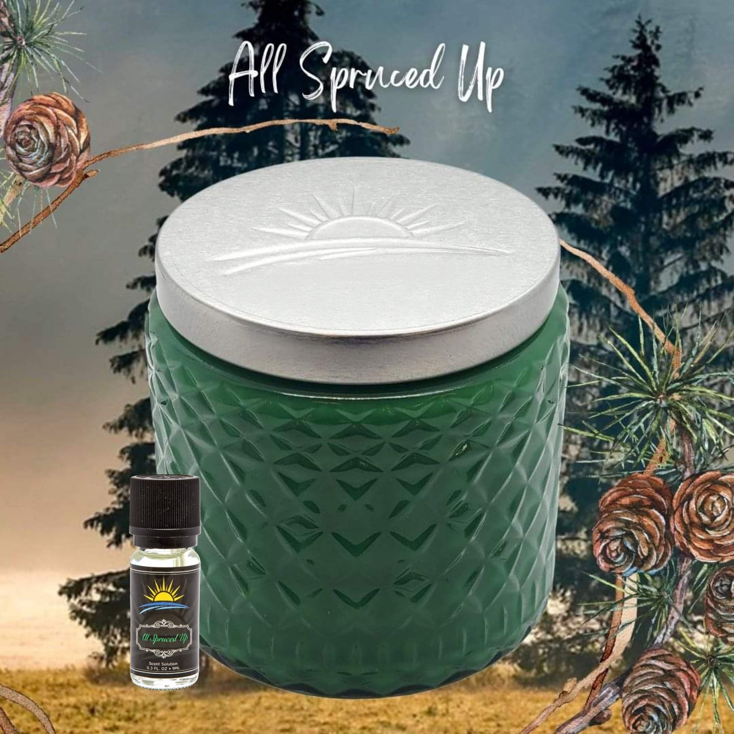 All Spruced Up Scented Candle, Limited Edition