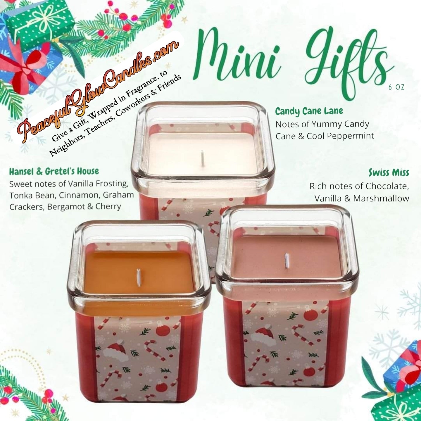 Candy Cane Lane Scented Candle, Limited Edition